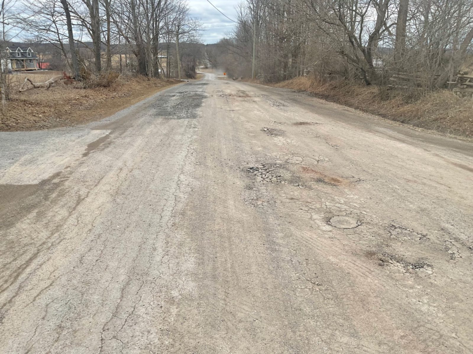 Pitts Landing Road Madoc Ontario CAA Worst Roads