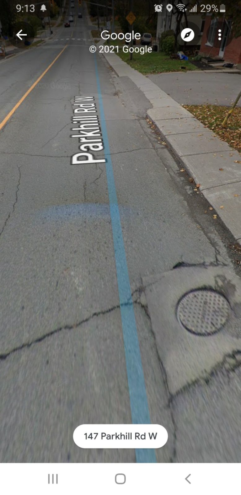 Parkhill Road West, Peterborough, Ontario CAA Worst Roads