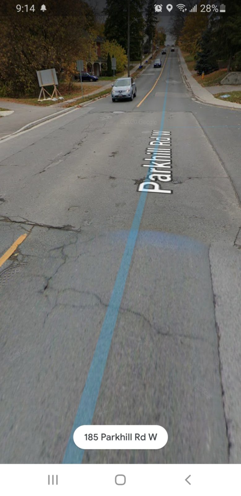 Parkhill Road West, Peterborough, Ontario CAA Worst Roads