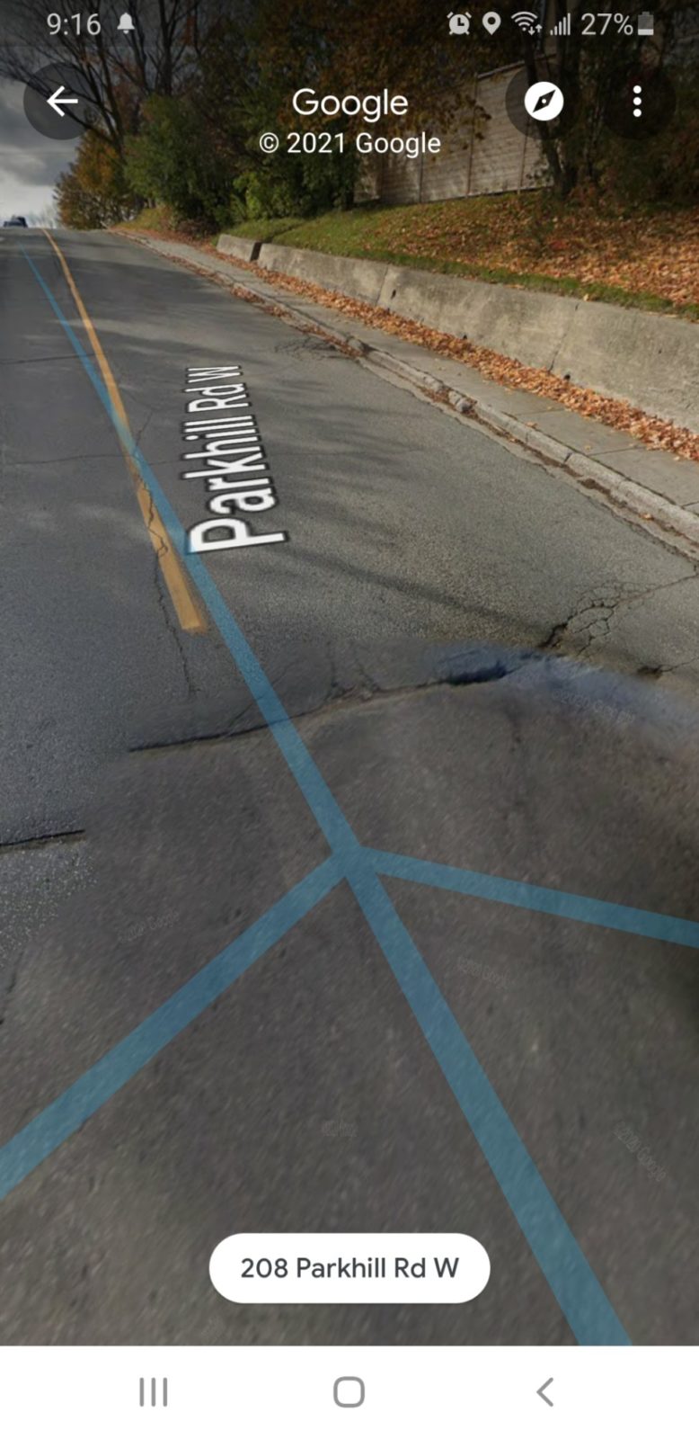 Parkhill Road West, Peterborough, Ontario CAA Worst Roads