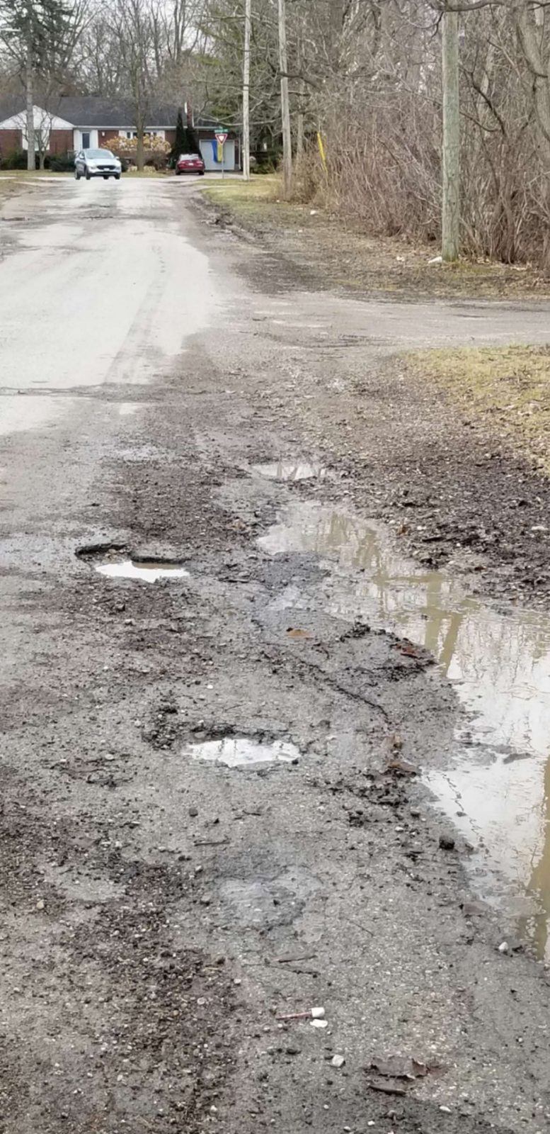 Bainard Street, London, Ontario CAA Worst Roads